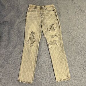 Women’s American Eagle Striped Mom Jeans